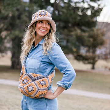 Halcyon Granny Square Bag