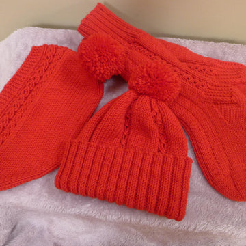 Little Red Riding Hood Cape, Hat sock set