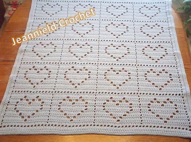 Heart Baby Blanket