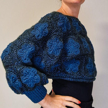 Flower Granny Square Sweater