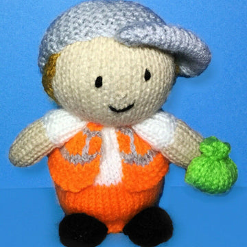 Waste Disposal Worker choc orange cover / toy