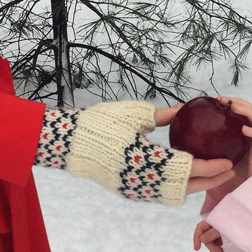 Mild Winter Hat and Mitts Set