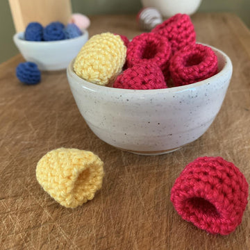 Crochet Raspberry and Blackberry Pattern