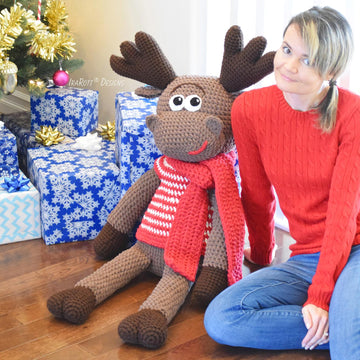 Eh Moose Big Amigurumi