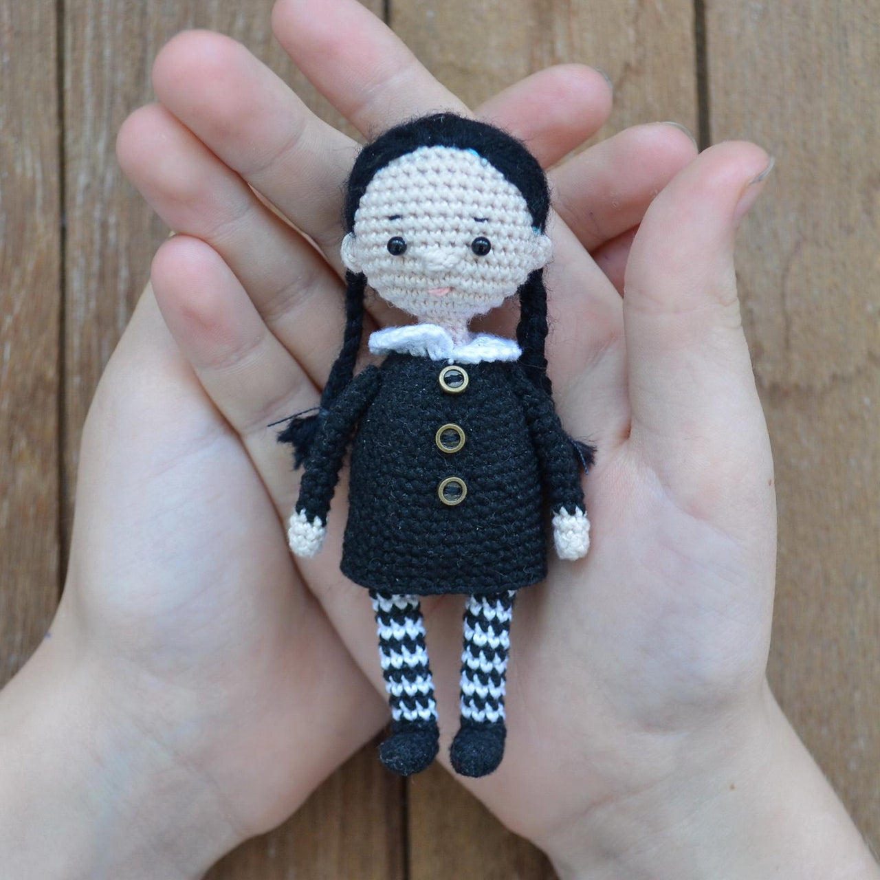 Сrochet miniature gothic doll