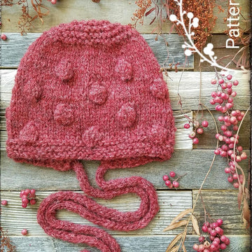 Pink Peppercorns bobble bonnet