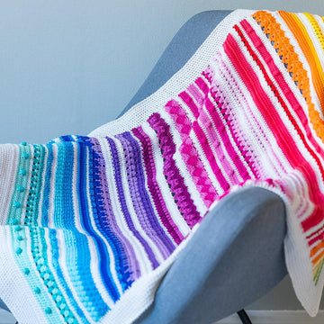 Baby Rainbow Sampler Blanket
