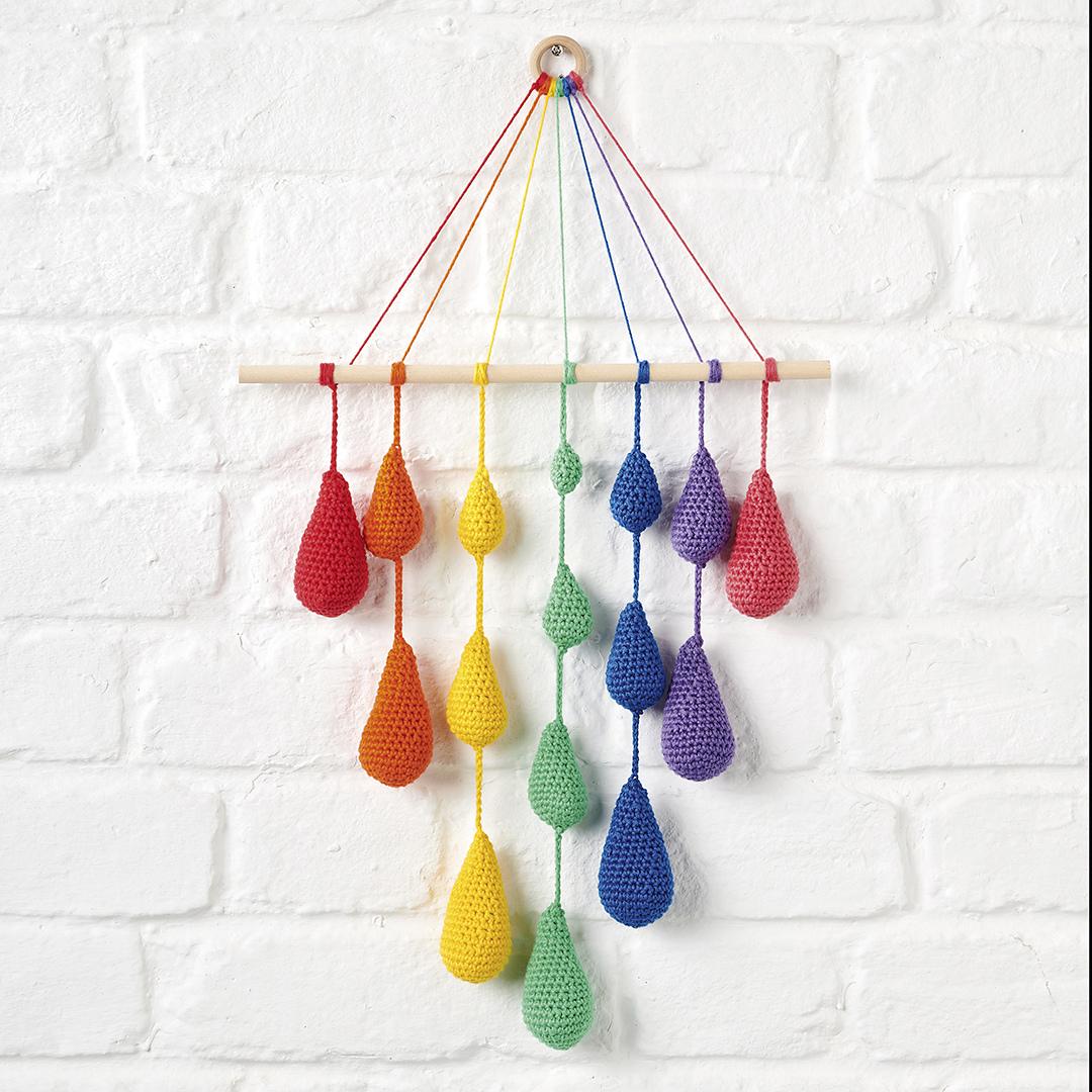 Rainbow Drop Wall Hanging