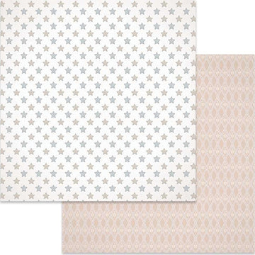 Stamperia Intl Stamperia Double-Sided Cardstock 12"X12" 10/Pkg - Texture Stars