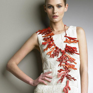 Elegant Crochet Dress – Sleeveless Summer Dress
