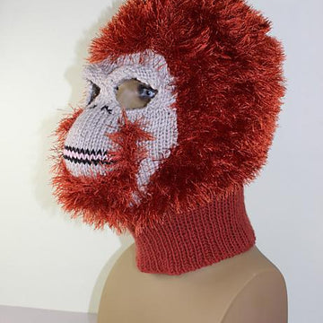 Toddler,Child and Adult Orangutan Mask Balaclava