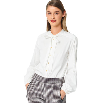 Burda Style Misses' Long Sleeve Blouse with Tucks on Sleeves B5981 - Sewing Pattern