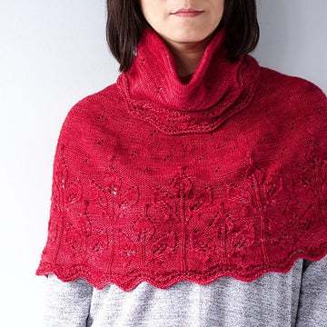 Bryanna cowl capelet