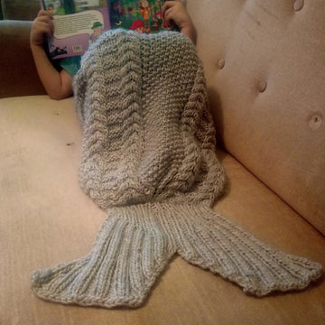 Mermaid tail blanket