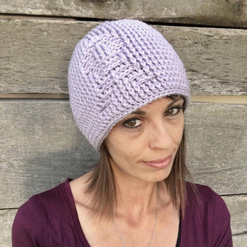 Embossed Awareness Ribbon Beanie
