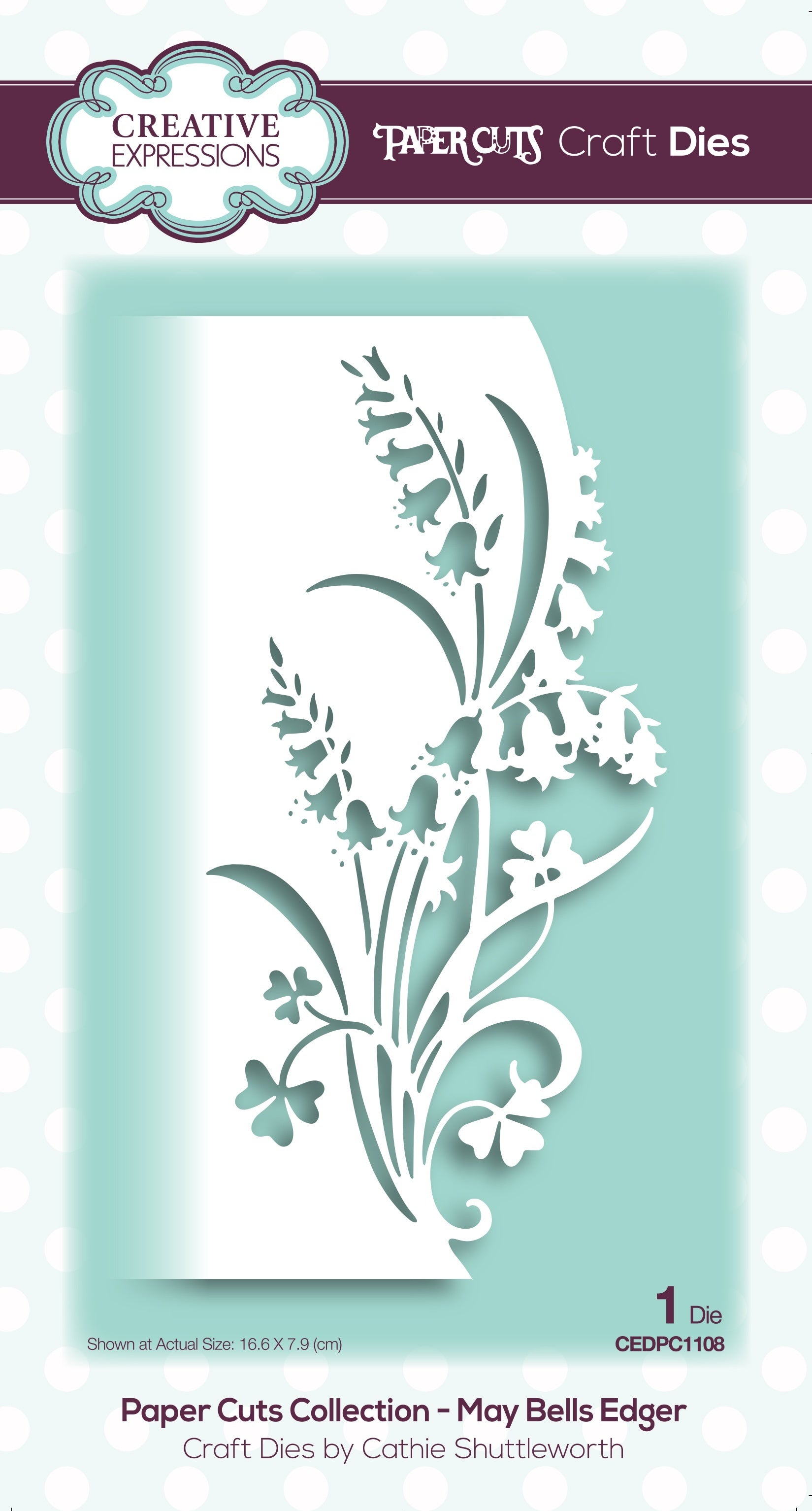 Creative Expressions Paper Cuts Edger Craft Dies - May Bells