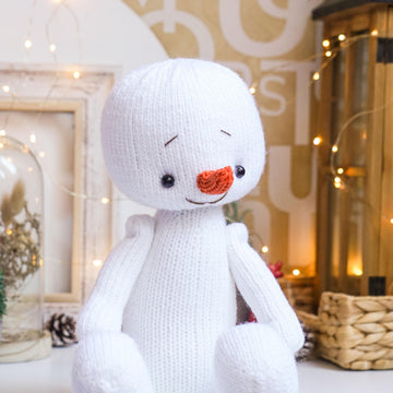 Knitting Snowman Toy Pattern