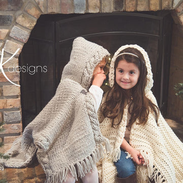 Nordic Winter Crochet Cape