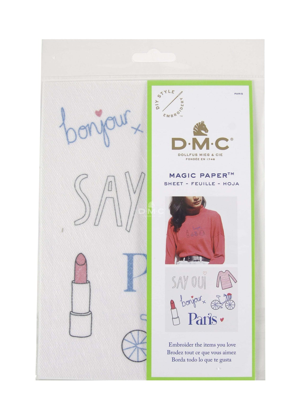 DMC Paris Magic Sheet A5 - 210 x 148mm