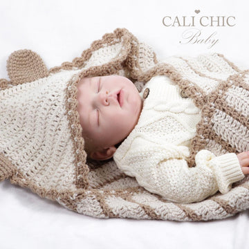 Little Bear Hooded Baby Blanket #157