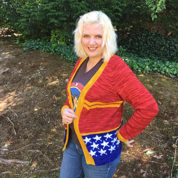 Wonder Woman cardigan