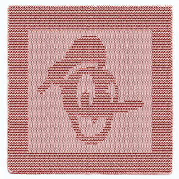 Donald Duck Square Knitting Pattern