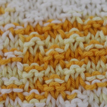 Double Seed Stitch Dishcloth