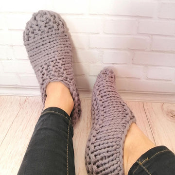Merino wool slippers