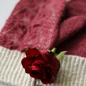 Rose Petals on Snow