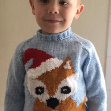 Christmas Fox Sweater