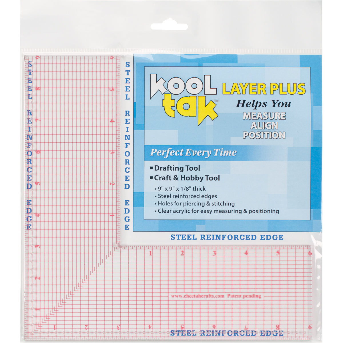 Kool Tak Layer Plus Tool - 9"X9"X.125"