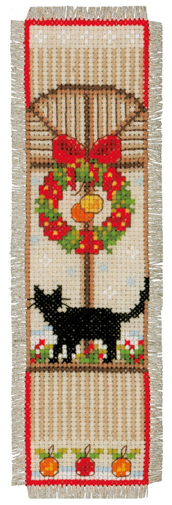 Vervaco Bookmark Kit Christmas Atmosphere Set Of 2 Cross Stitch Kit - 6 x 20 cm / 2.4in x 8in