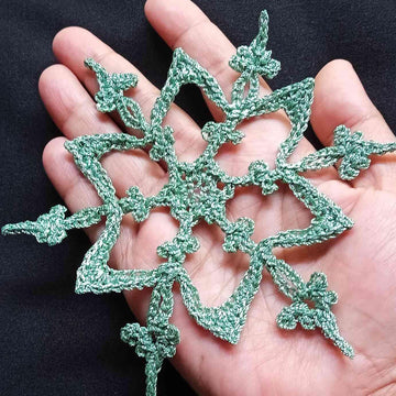 Dragonfly Snowflake Applique Crochet Pattern
