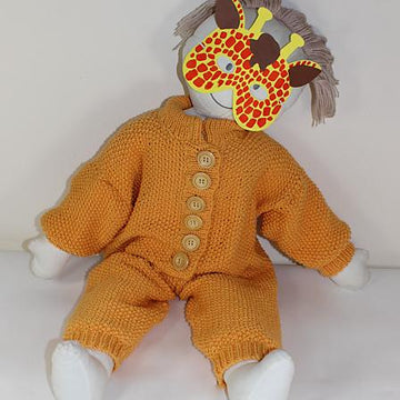 Baby Aran Moss Stitch Onesie