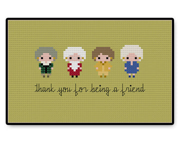Golden Girls Bite Size - PDF Cross Stitch Pattern