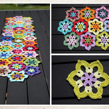 Table runner "Mandala"