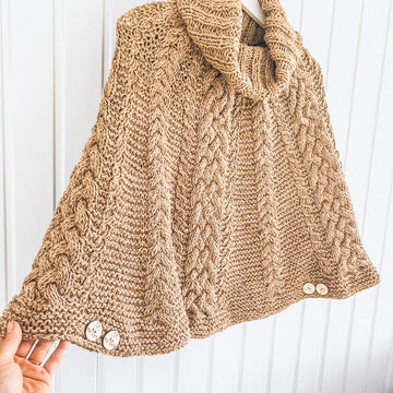 Verona Cable Poncho