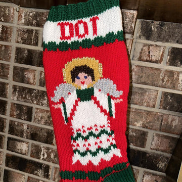 Angel Vintage Stocking