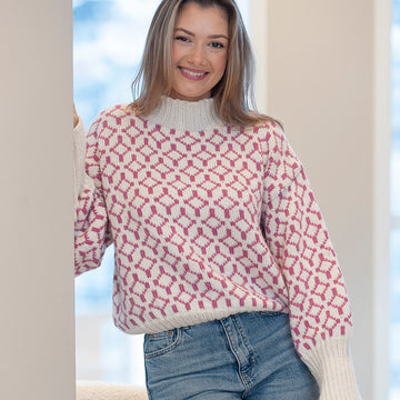 Supporting Sweater in Viking Of Norway Alpaca Storm - UK-2307-7 - Downloadable PDF