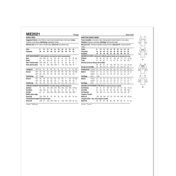 Know Me Misses' Dress by Gwen Heng ME2021 - Sewing Pattern