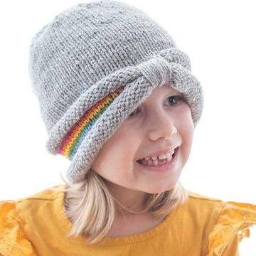 Peekaboo Rainbow Hat