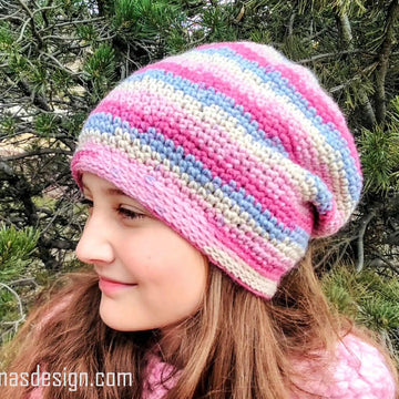 Variegated Slouchy Hat