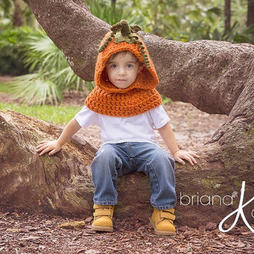 Pumpkin Hooded Cowl