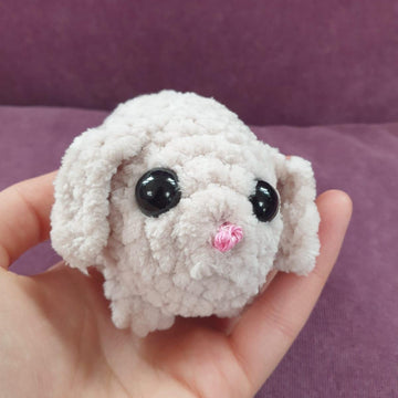 Crochet fluffy bunny