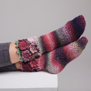 Lovers of flowers socks