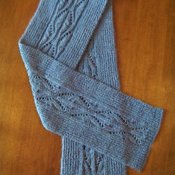 Lace and Cable Scarf