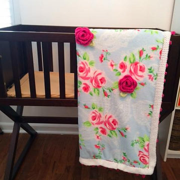 Cabbage Rose Blanket