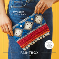 Twilight Stars Clutch - Free Bag Crochet Pattern in Paintbox Yarns Cotton DK & Metallic DK - Free Downloadable PDF