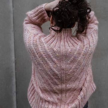 Fishbone chunky sweater