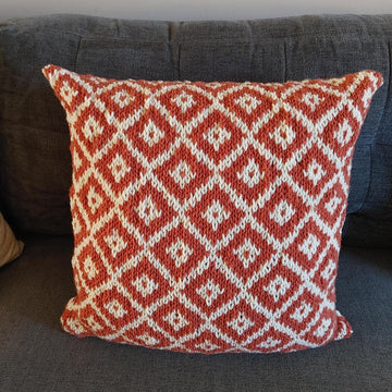 Diamond Knit Pillow